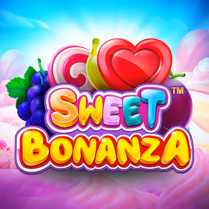 Sweet Bonanza slot with colorful candy symbols and tumbling reels